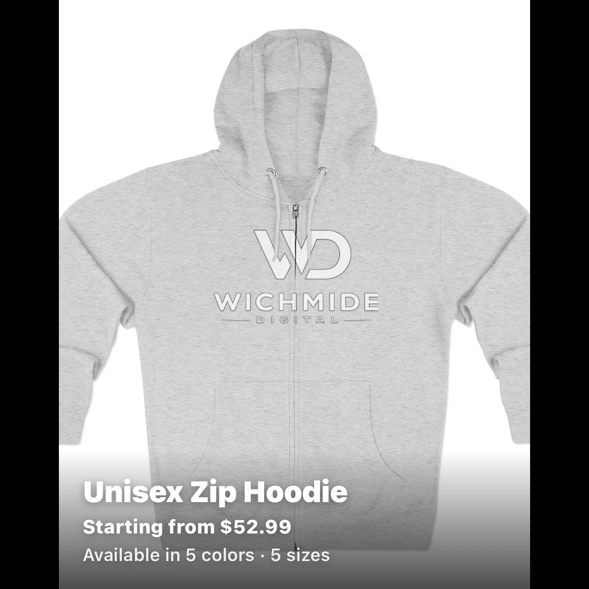 Wichmide Digital Premium Zip Hoodie