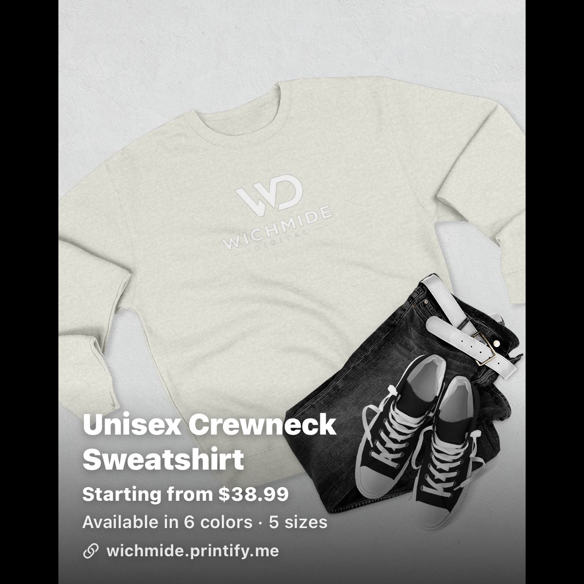 Wichmide Digital Premium Crewneck