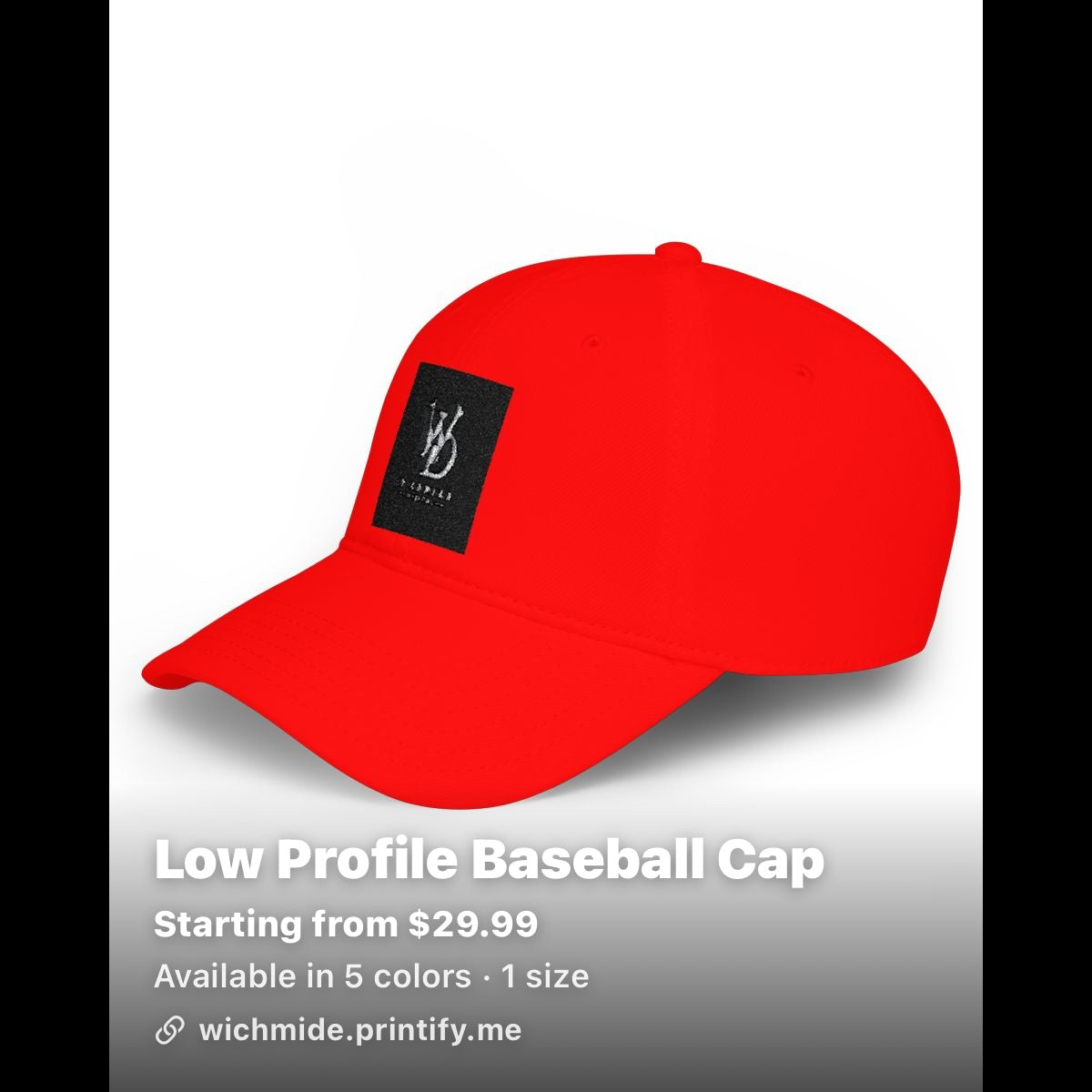 Wichmide Digital Képi – Premium Streetwear Cap, Stylish & Comfortable Everyday Hat
