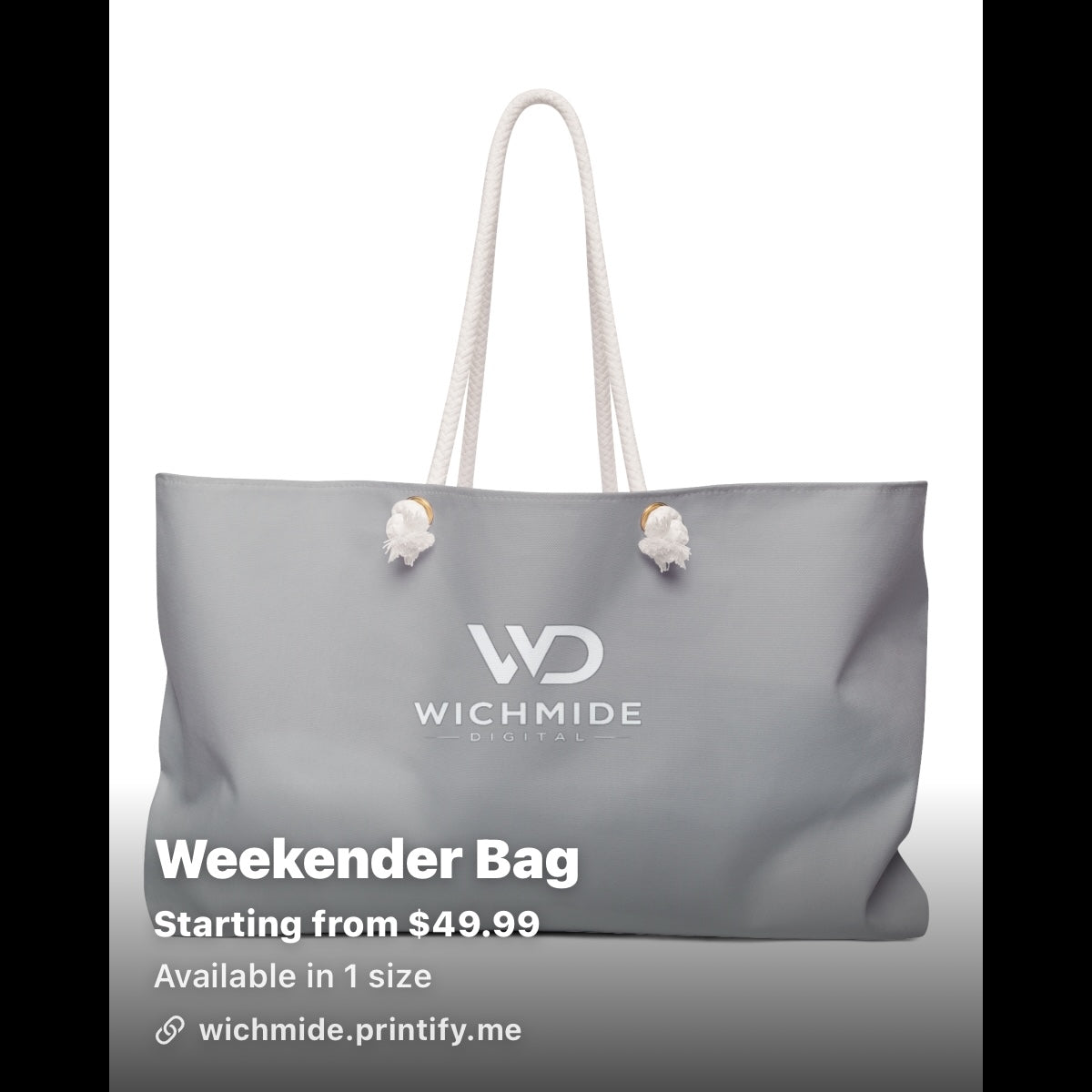Wichmide Digital Luxury Weekender Bag