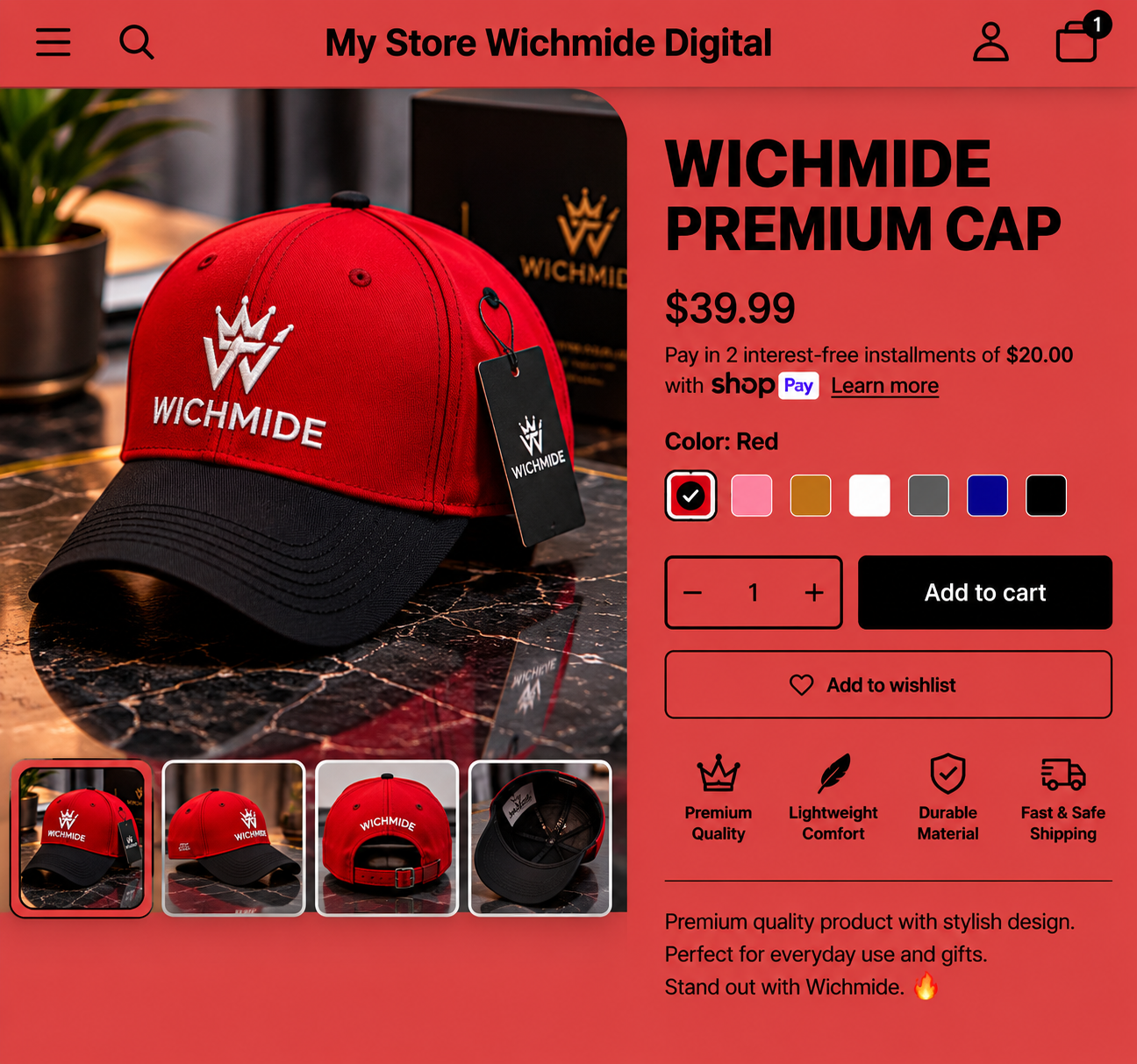 Wichmide Premium Cap