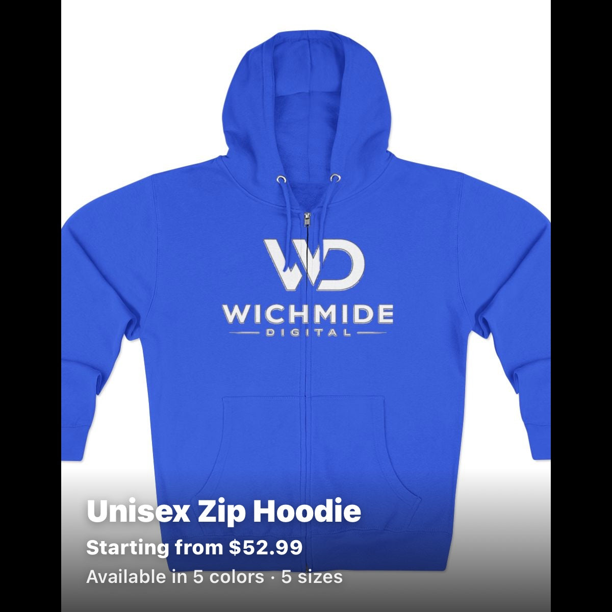 Wichmide Digital Premium Zip Hoodie