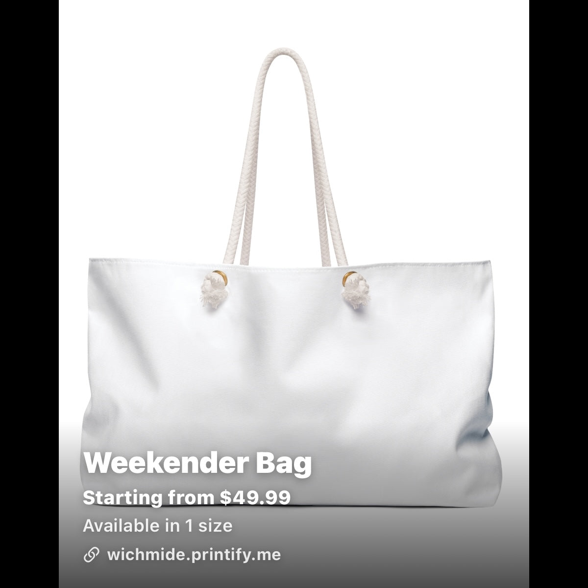 Wichmide Digital Luxury Weekender Bag