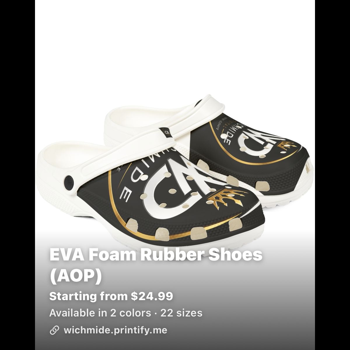 Wichmide Digital EVA Foam Clogs”