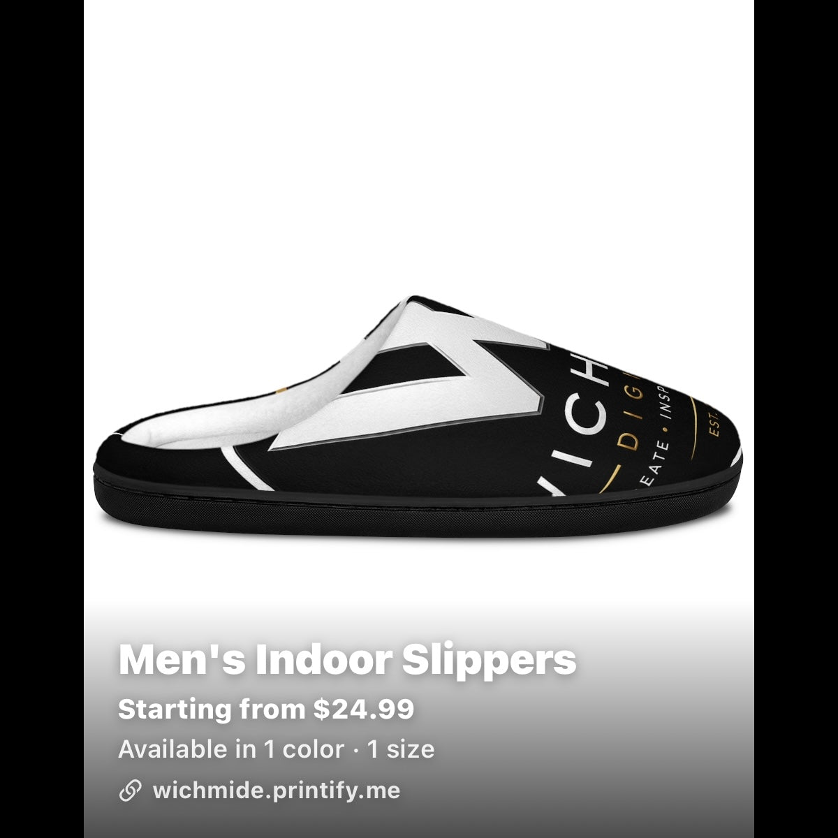 Wichmide Digital Luxury Indoor Slippers