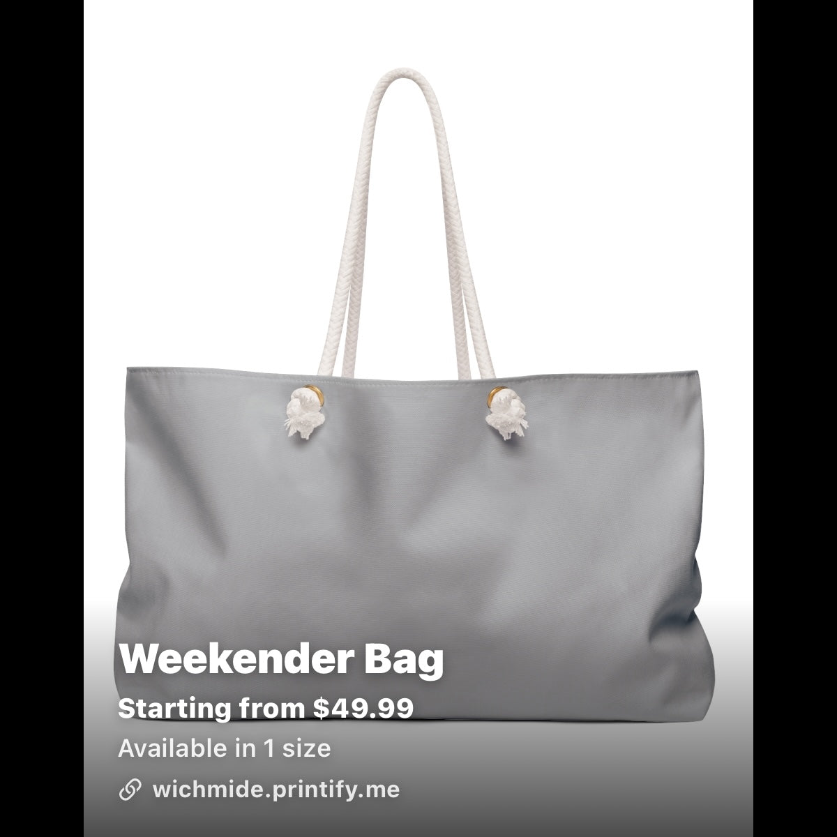 Wichmide Digital Luxury Weekender Bag