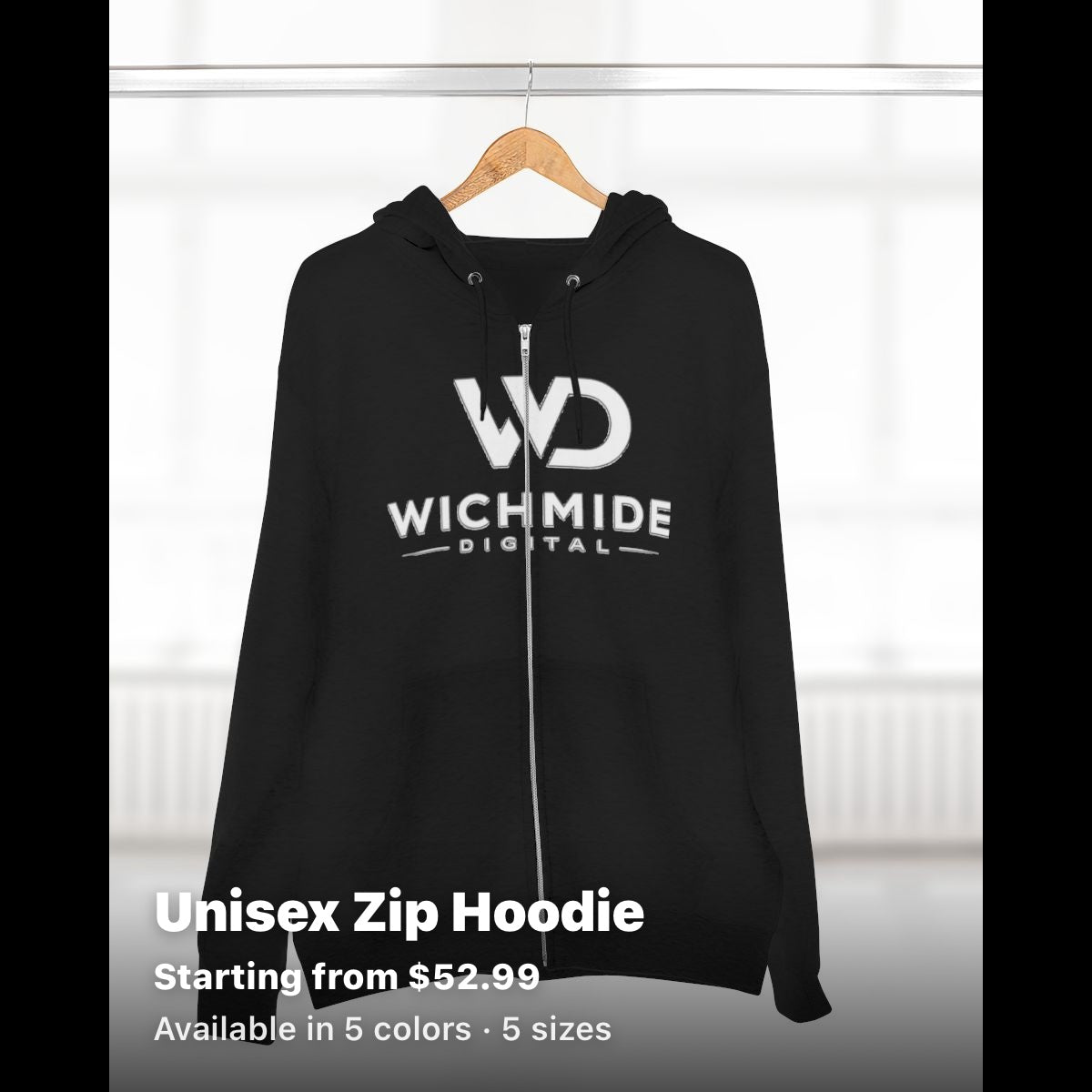 Wichmide Digital Premium Zip Hoodie
