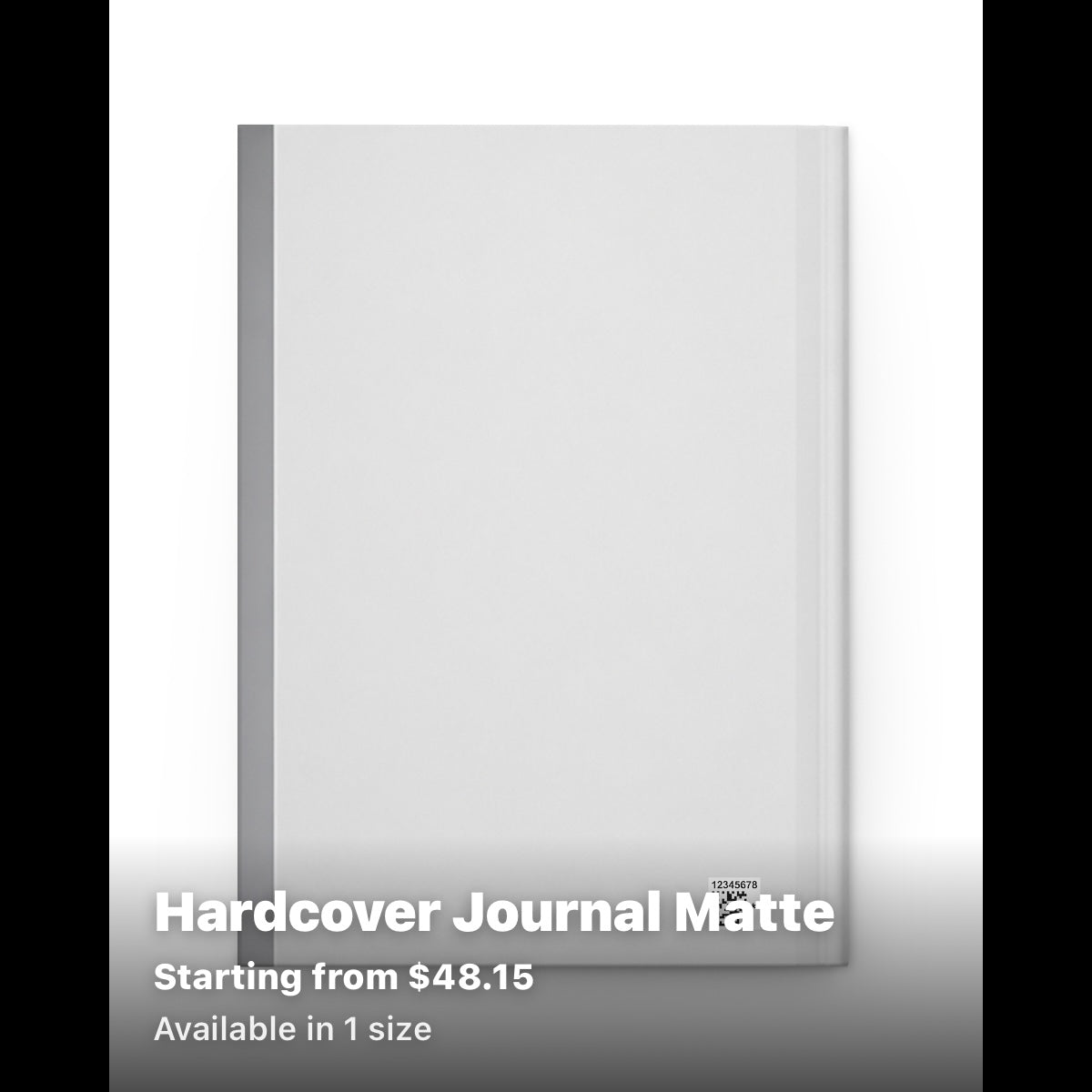 Hardcover journals Matte