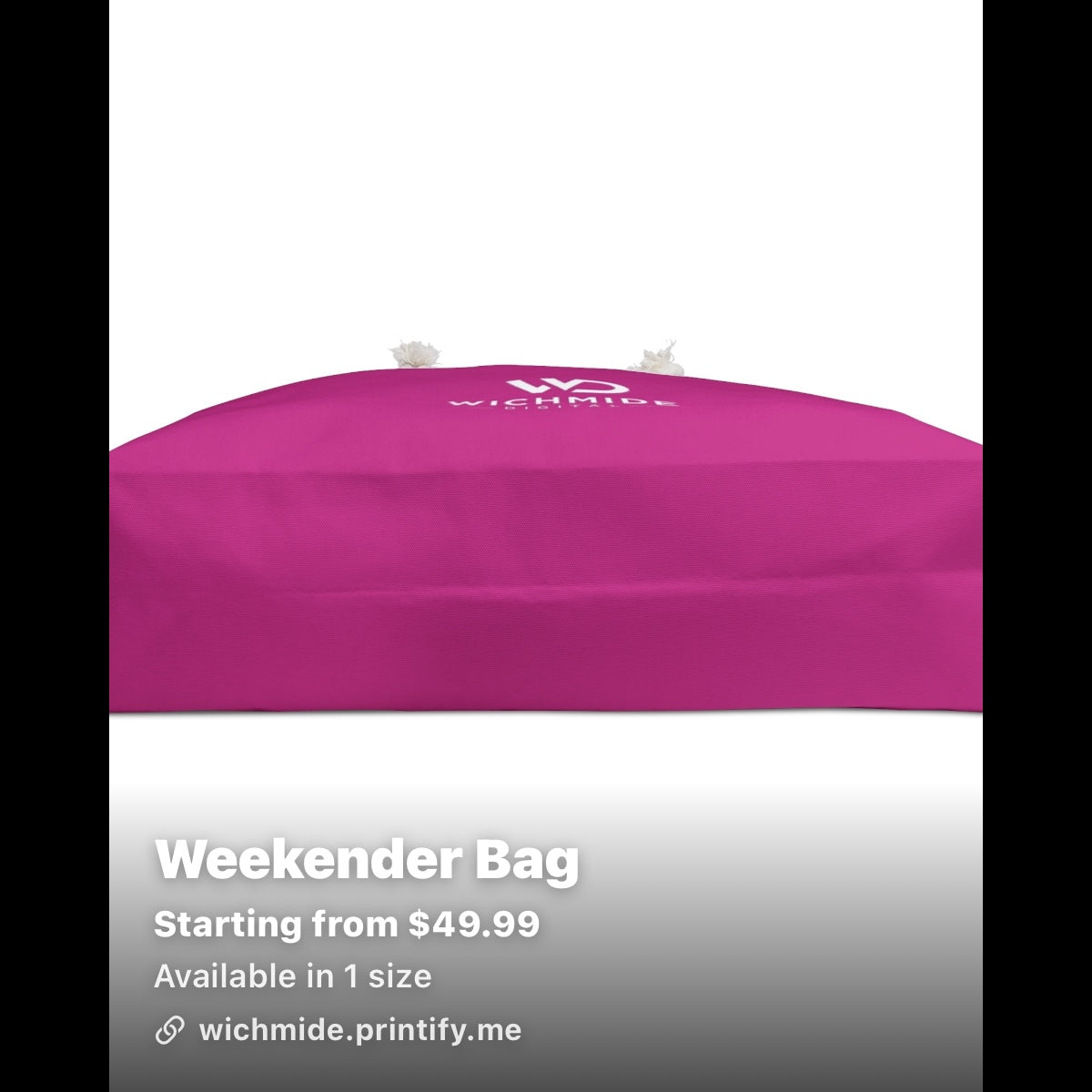 Wichmide Digital Luxury Weekender Bag