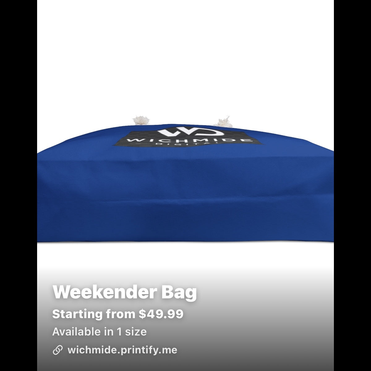 Wichmide Digital Luxury Weekender Bag