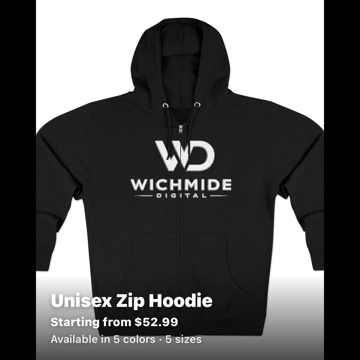 Wichmide Digital Premium Zip Hoodie