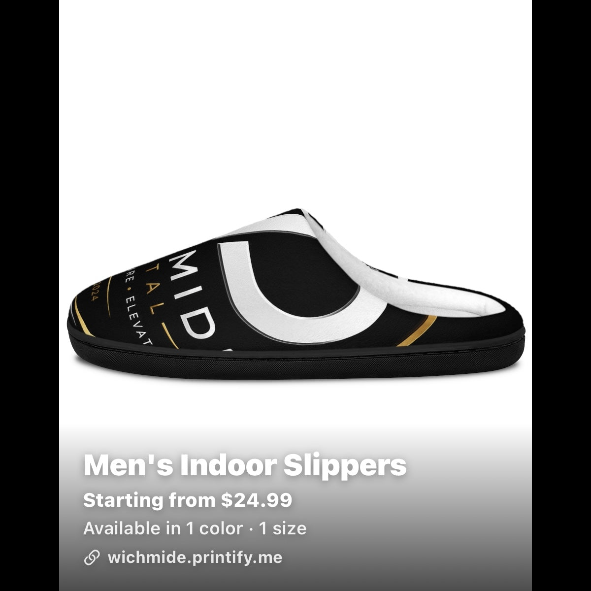 Wichmide Digital Luxury Indoor Slippers