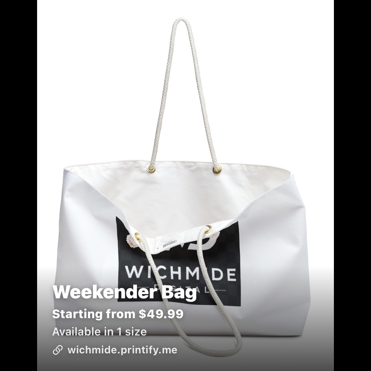 Wichmide Digital Luxury Weekender Bag