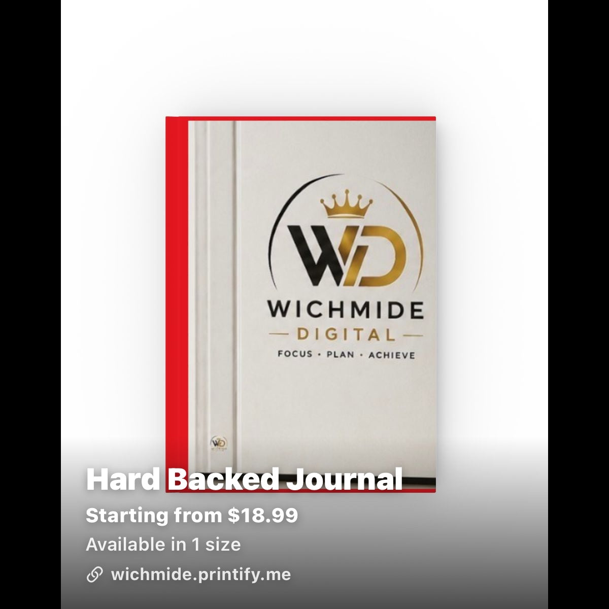 Hard Backed journal