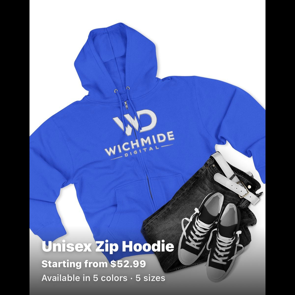 Wichmide Digital Premium Zip Hoodie