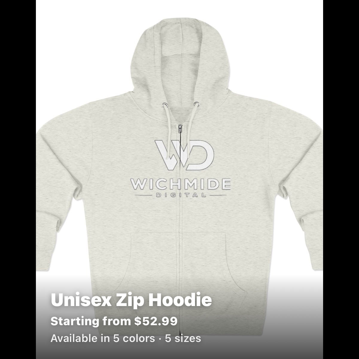 Wichmide Digital Premium Zip Hoodie