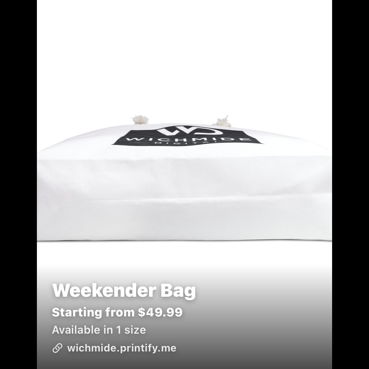 Wichmide Digital Luxury Weekender Bag