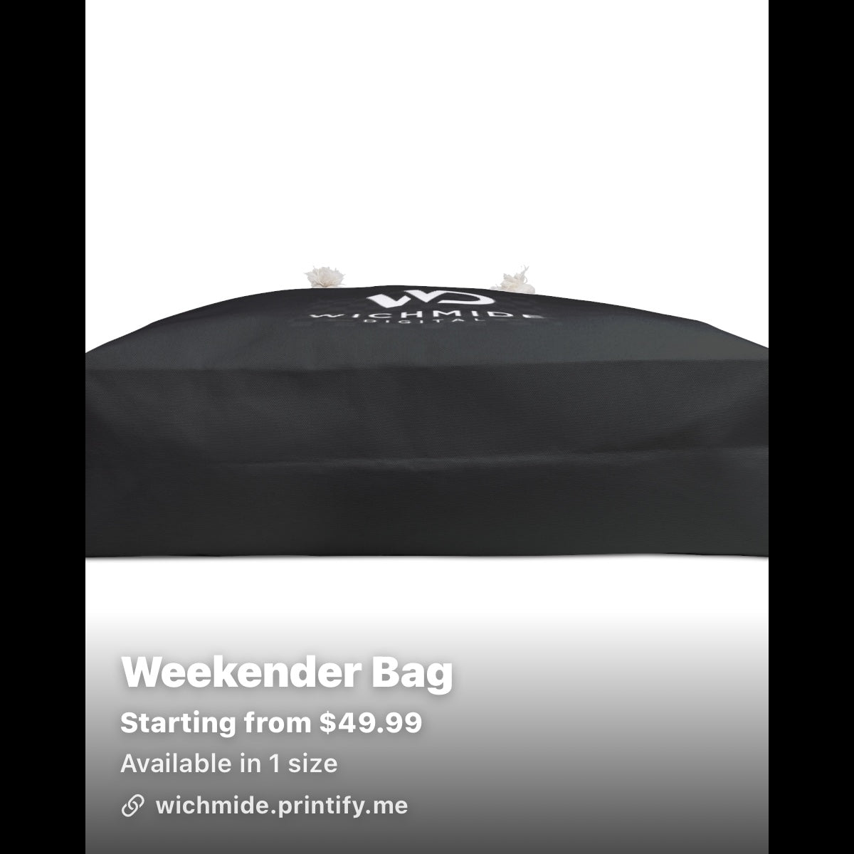 Wichmide Digital Luxury Weekender Bag