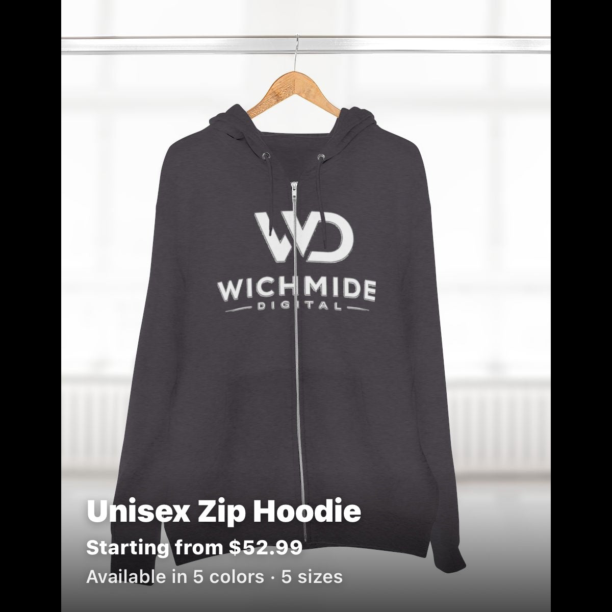 Wichmide Digital Premium Zip Hoodie