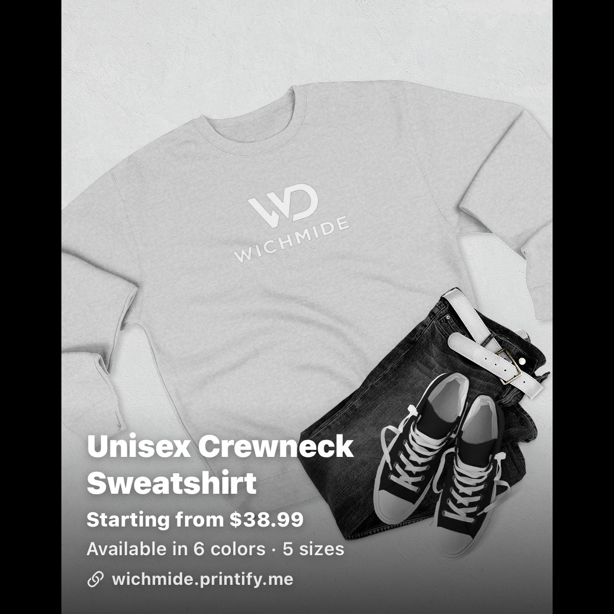 Wichmide Digital Premium Crewneck