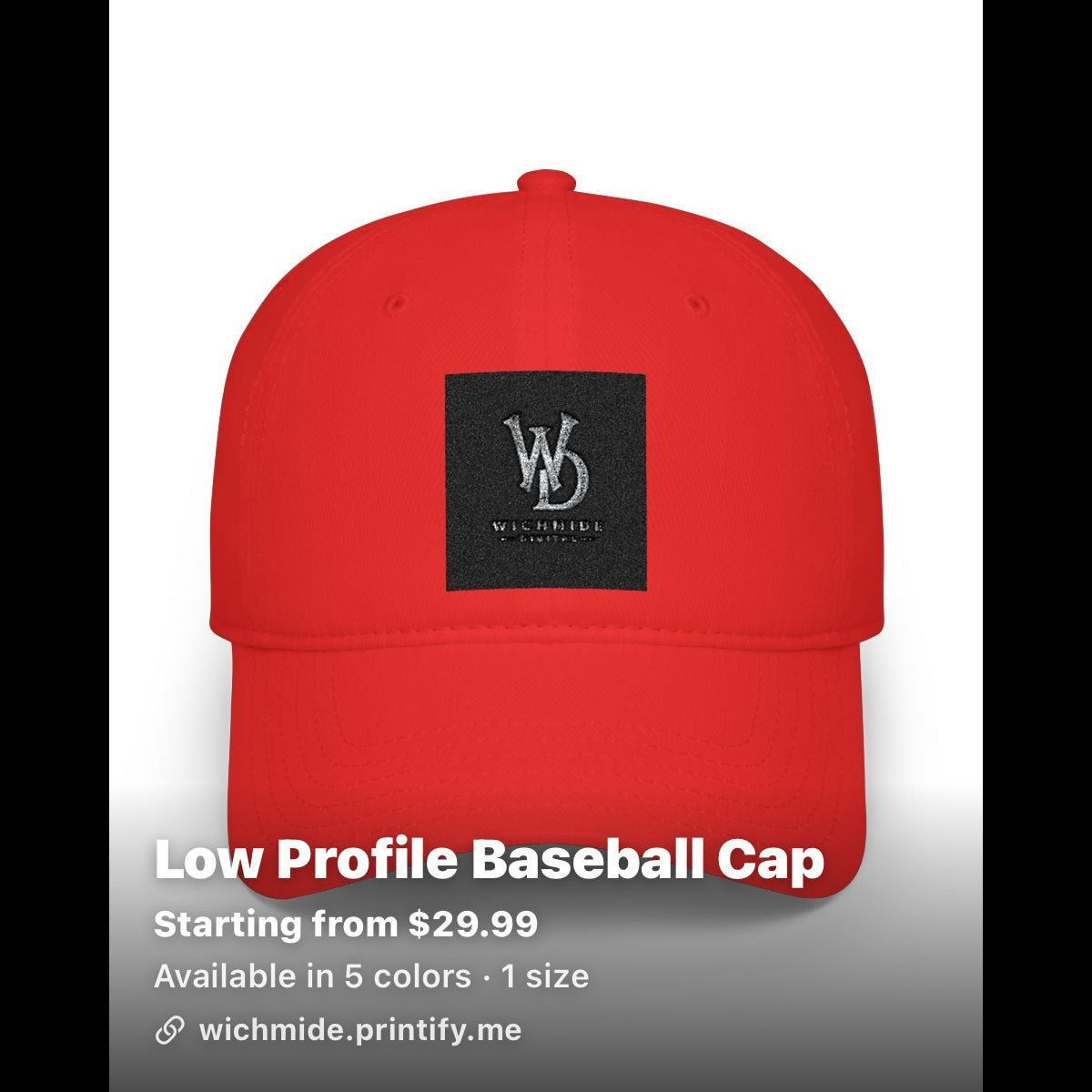 Wichmide Digital Képi – Premium Streetwear Cap, Stylish & Comfortable Everyday Hat