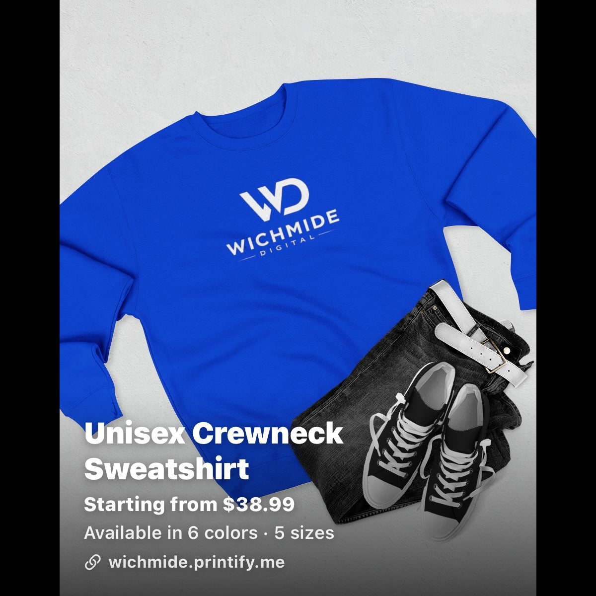 Wichmide Digital Premium Crewneck