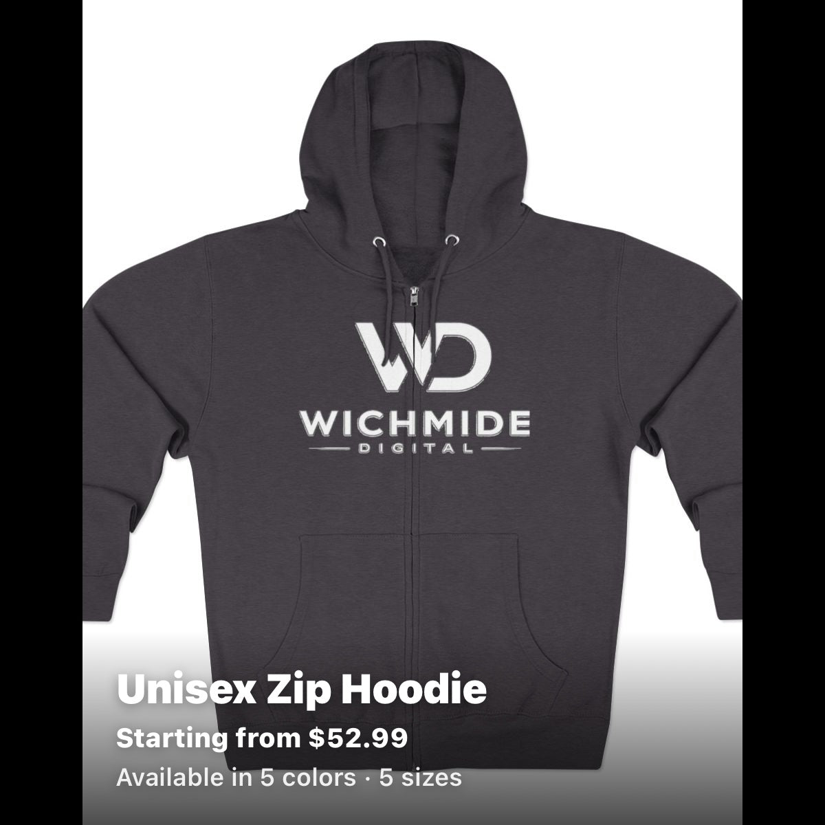 Wichmide Digital Premium Zip Hoodie