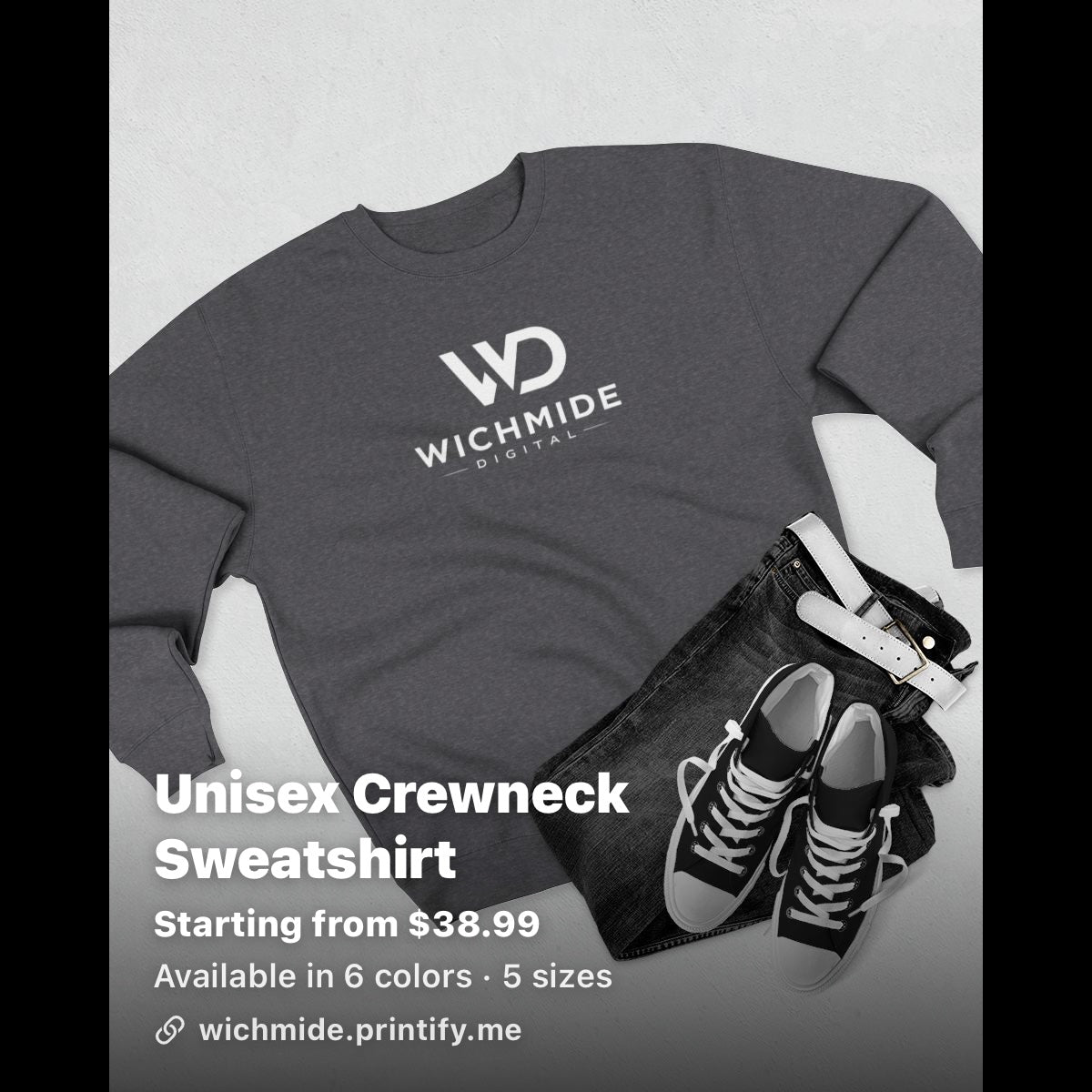 Wichmide Digital Premium Crewneck