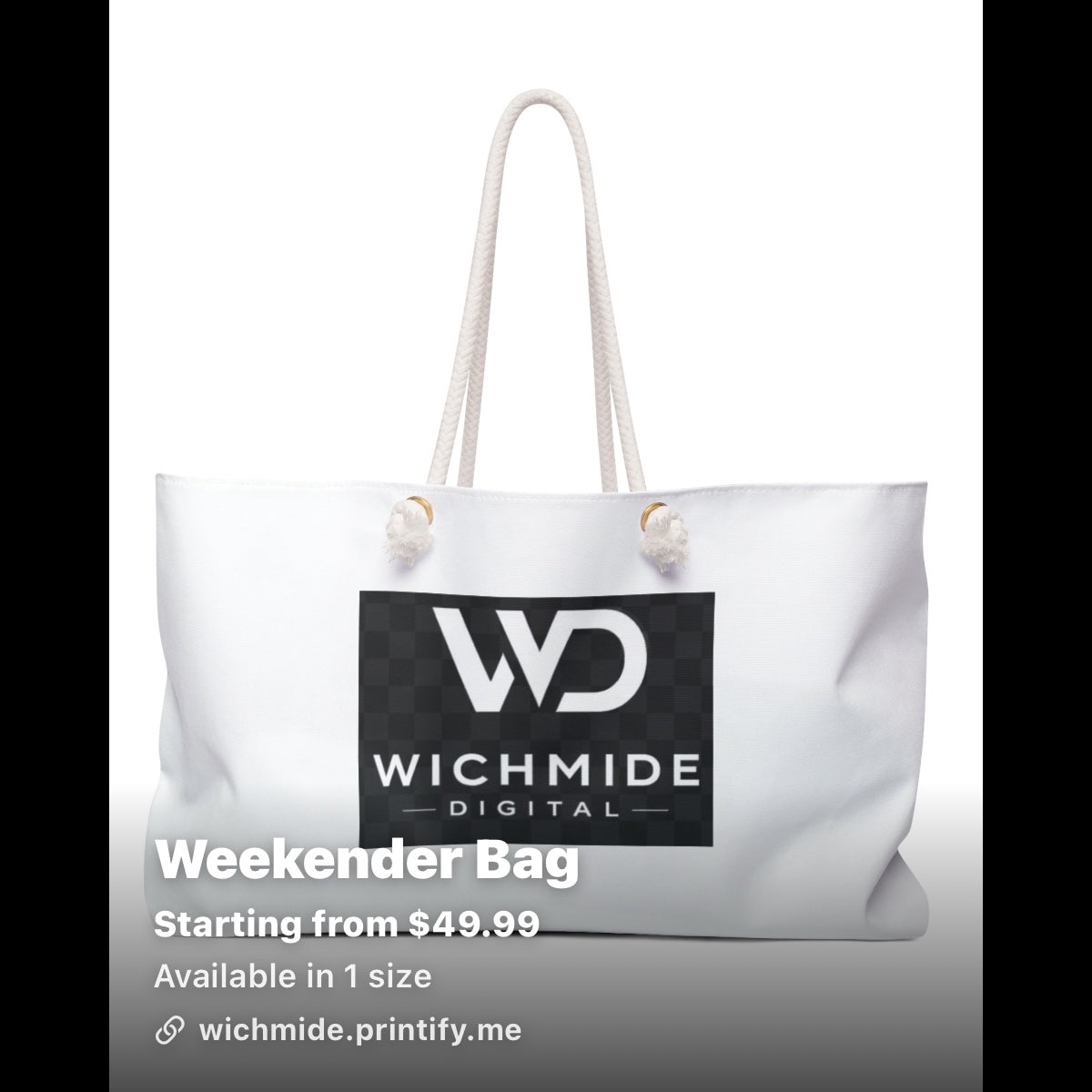 Wichmide Digital Luxury Weekender Bag