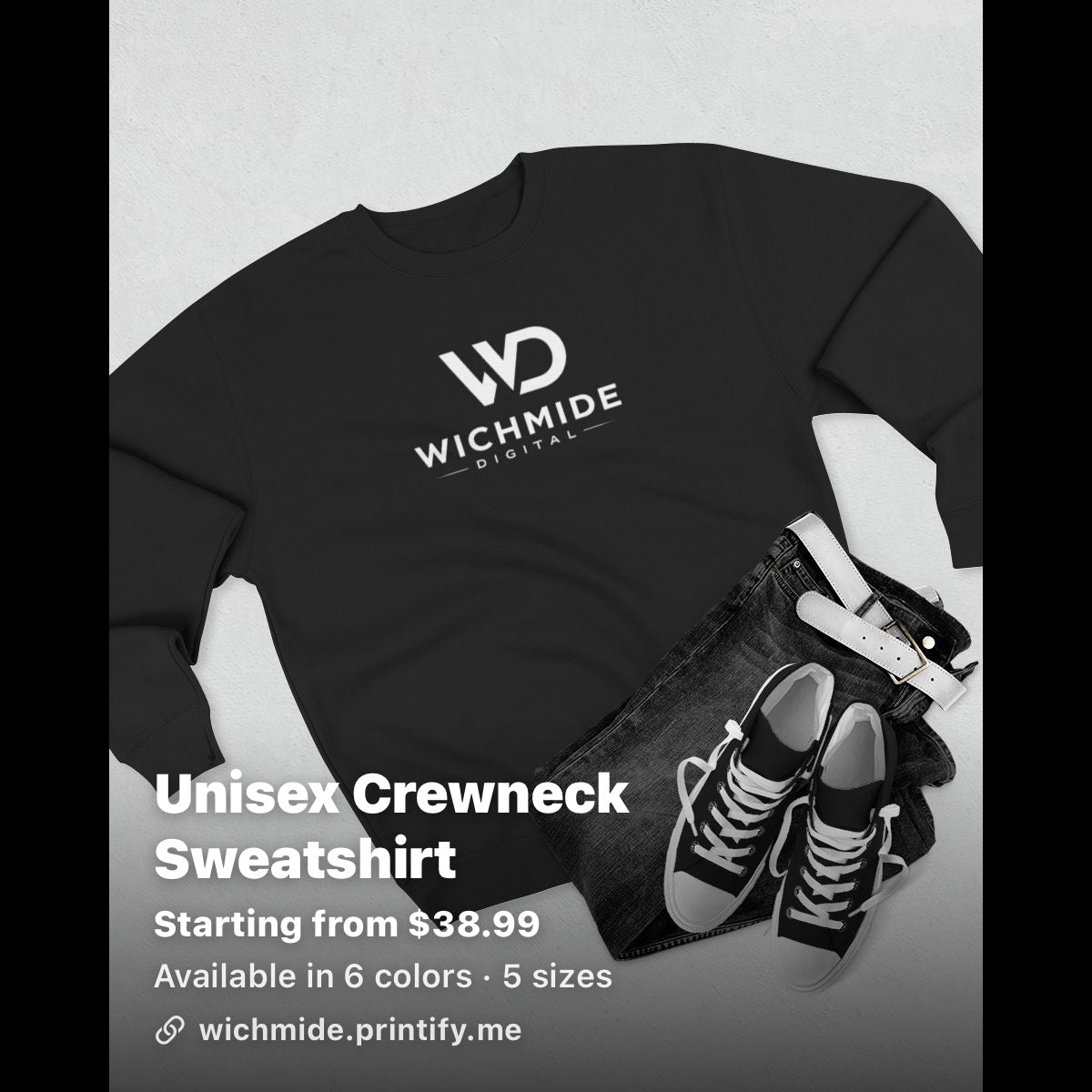 Wichmide Digital Premium Crewneck