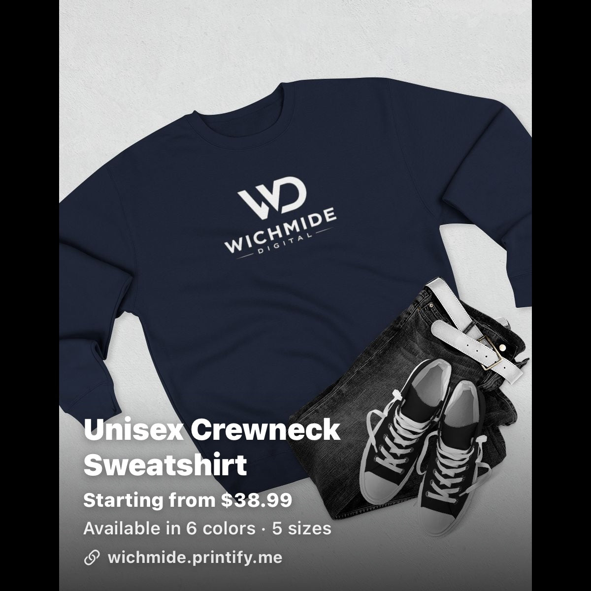 Wichmide Digital Premium Crewneck
